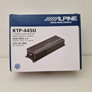 Alpine KTP-445U 4 Channel 45W Power Pack Car Amplifier NEW